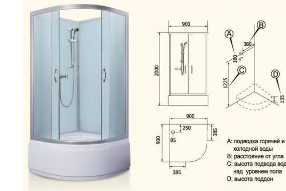 Automontagem de cabine de duche